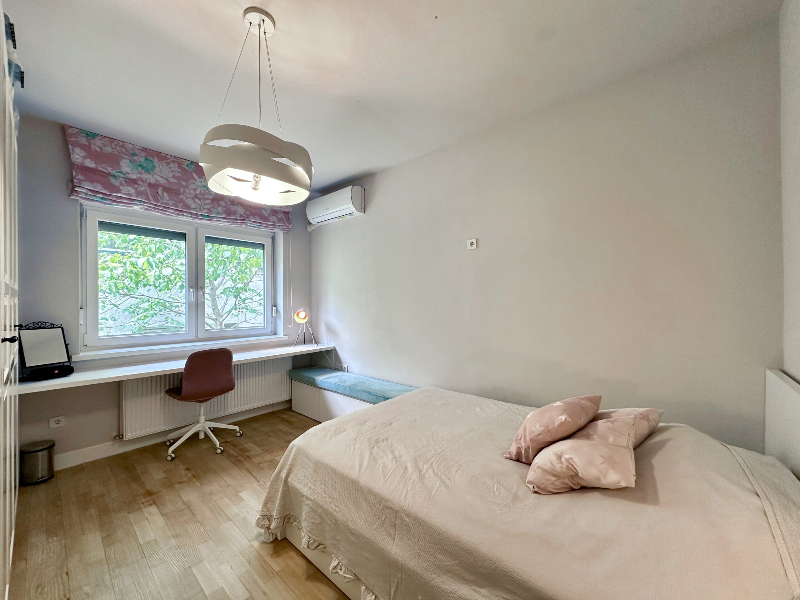 Bedroom with air conditioning