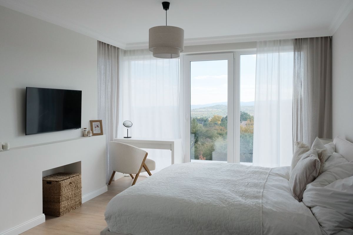 Bedroom with a view
