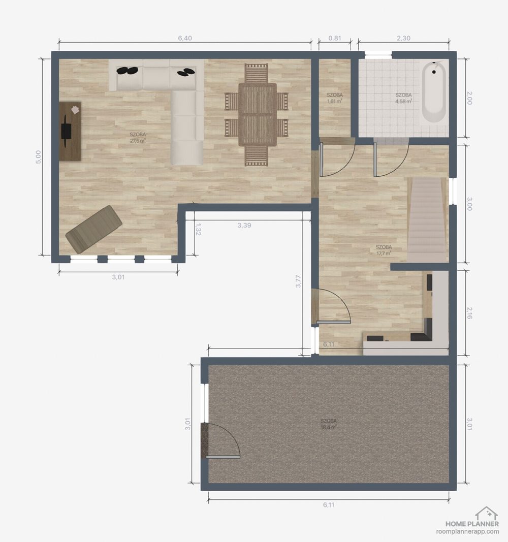 Floor plan – ground floor