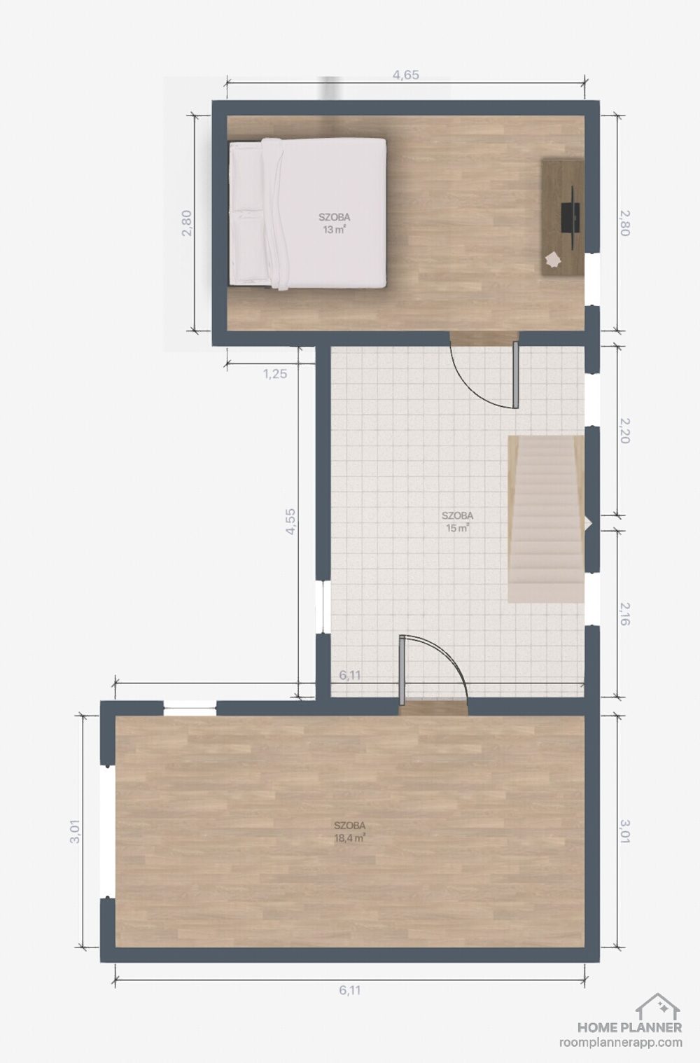 Floor plan – upper floor